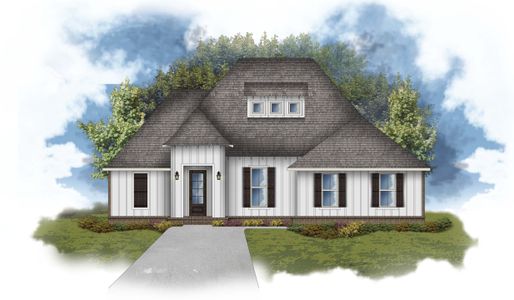 New construction Single-Family house 28 N Saint Claire Ln, Freeport, FL 32439 plan Cartier III G - image