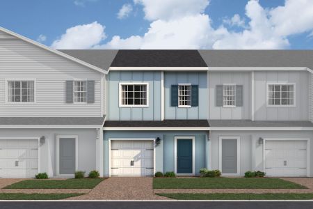 New construction Townhouse house 6108 Fellow Wagon Wy, Orlando, FL 32822 plan Santa Rosa - image