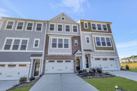 New construction Townhouse house 2817 Carbondale St, Apex, NC 27502 plan Hyde Park - image