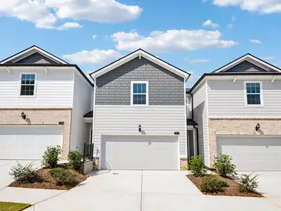 New construction Townhouse house 7852 Marie Wy, Fairburn, GA 30213 plan Jewel - image