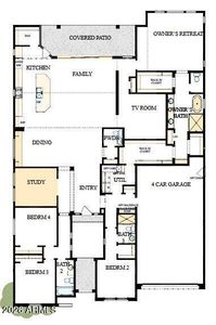 New construction Single-Family house 1056 W Golden Ore Pass, Apache Junction, AZ 85120 plan The Woodbury - image