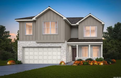 New construction Single-Family house 5166 Flight Sail, San Antonio, TX 78245 plan Enloe - image