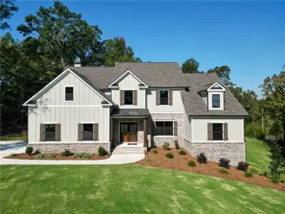 New construction Single-Family house 70 Amelia Ct, Covington, GA 30014 plan (GA) Woodmont A 3 Side Entry - image