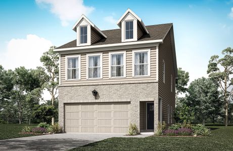 New construction Townhouse house 107 Winsome Wy, Woodstock, GA 30188 plan Brooks - image 1