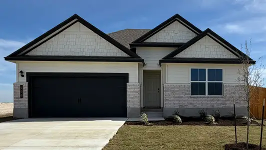 New construction Single-Family house 100 Baby Calf Roping Rd, Jarrell, TX 76537 plan Texas Cali - image