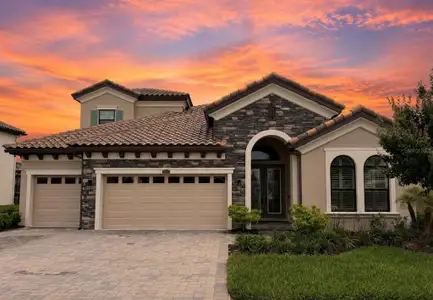 New construction Single-Family house 11105 Rustic Timber Lp, San Antonio, FL 33576 - image