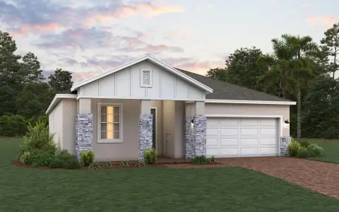 New construction Single-Family house 6817 Serpent Hawk Lane St, Howey-in-the-Hills, FL 34737 Bennet- photo 0