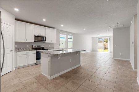 OPEN CONCEPT - KITCHEN + LIVING AREA