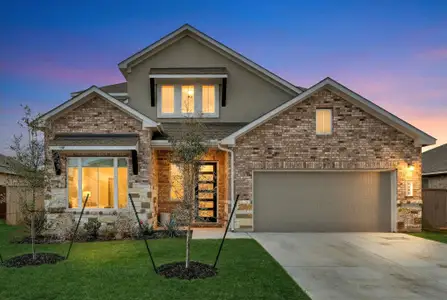 New construction Single-Family house 148 Samuel Blair Pass, Bastrop, TX 78602 plan Guadalupe - image