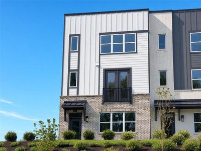 New construction Townhouse house 5637 Peach Orchard Trl, Peachtree Corners, GA 30092 plan Asbury - image