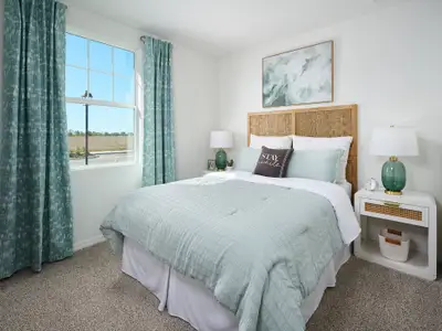 The Master Bedroom of the Bluebell Floorplan