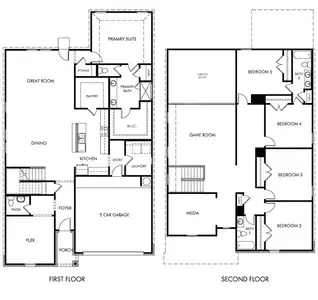 New construction Single-Family house 29411 Frontier Wy, San Antonio, TX 78260 plan The Beckley (C459) - image