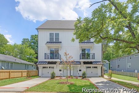 New construction Townhouse house 351 E Fourth St, Wendell, NC 27591 The Battson TH- photo 0