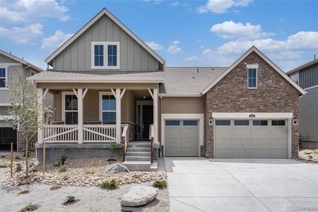 New construction Single-Family house 3882 Doubletrack Lane, Castle Rock, CO 80108 Somerton- photo 0