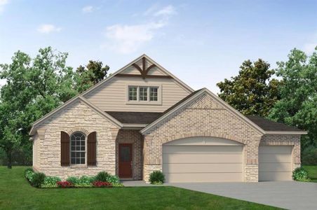 New construction Single-Family house 2300 Shamrock Ln, Weatherford, TX 76087 plan San Gabriel II - image
