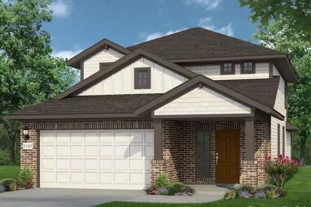 New construction Single-Family house 20927 Carob Tree Ln, Tomball, TX 77377 plan Sorella 2107 - image