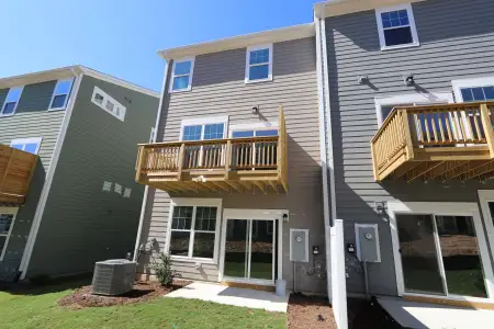 New construction Townhouse house 2722 Hunter Woods Dr, Apex, NC 27502 plan Hyde Park - image