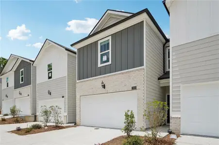 New construction Townhouse house 7840 Marie Wy, Fairburn, GA 30213 plan Jewel - image