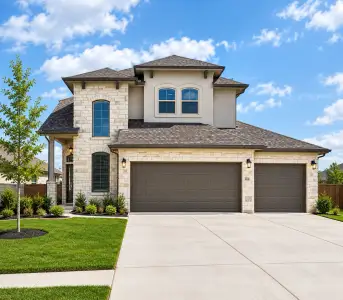 New construction Single-Family house 287 Backstays Lp, Kyle, TX 78640 plan Lamar - 60' - image