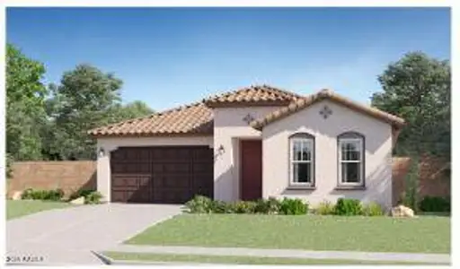 New construction Single-Family house 17479 W Victory St, Goodyear, AZ 85338 Sage Plan 4022- photo 0