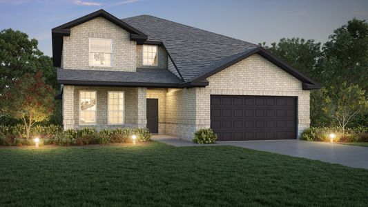 New construction Single-Family house 9201 Kansas Pacific Dr, Crowley, TX 76036 plan The Campbell - image