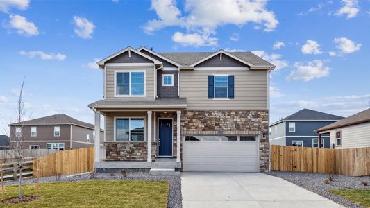 New construction Single-Family house 3218 Belleville Ridge Rd, Elizabeth, CO 80107 HOLCOMBE- photo 0
