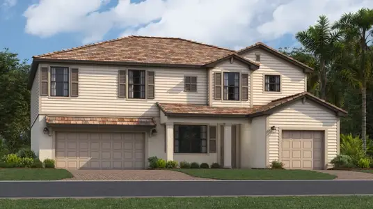 New construction Single-Family house 21077 Verawood Lp, Estero, FL 33928 plan Sorrento - image
