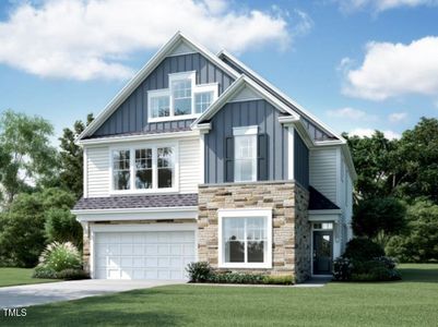 New construction Single-Family house 2388 Picual Wy, Unit Lot 30, New Hill, NC 27562 plan Brittain - Single Family Signature - image