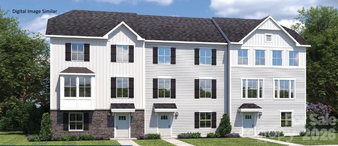 New construction Townhouse house 7018 Yorkshire Pl Wy, Unit 1009B, Charlotte, NC 28278 - image