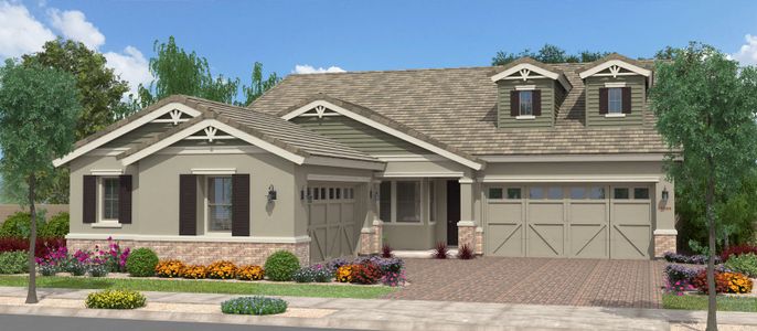 New construction Single-Family house 22992 E Oriole Wy, Queen Creek, AZ 85142 plan Bamboo w/Loft - image