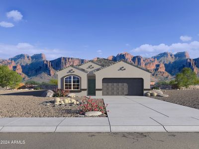 New construction Single-Family house 10451 W Sonrisas Street, Tolleson, AZ 85353 Mockingbird- photo 0