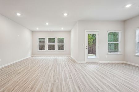 The Sherwood floorplan with the Calm Latte interior package.