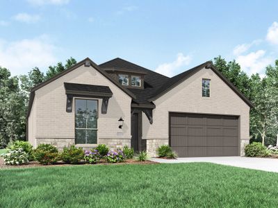 New construction Single-Family house Todd Mission, TX 77316 plan Davenport - image