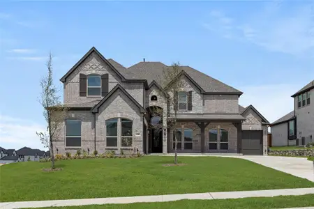 New construction Single-Family house 971 Georgetown Pl, Prosper, TX 75078 plan Brentwood 3FSW w/Media - image