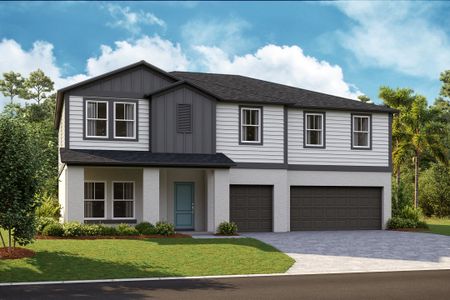 New construction Single-Family house 9886 Annunciation Dr, Wesley Chapel, FL 33545 plan Violeta - image