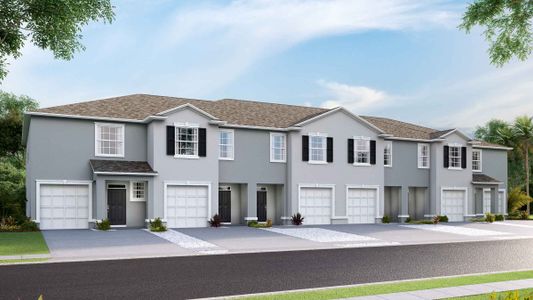 New construction Townhouse house 5108 Captain Davis Dr, Wimauma, FL 33598 Glen- photo 2 2