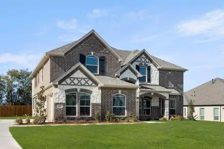 New construction Single-Family house 721 S Hidden Lakes Dr, DeSoto, TX 75115 plan Brentwood 3FS (w/Media) - image