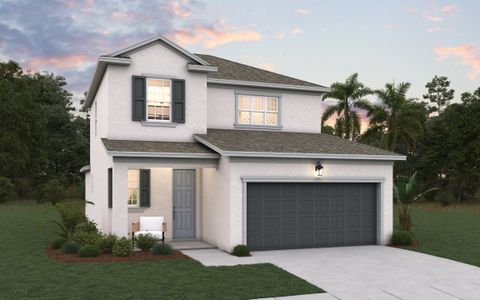 New construction Single-Family house 9117 Gulf Haven Dr, Palmetto, FL 34221 plan Salerno - Single Family Homes - image