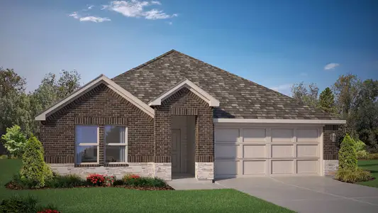 New construction Single-Family house 604 Smart Strike Trl, Granbury, TX 76049 plan Texas Cali - image