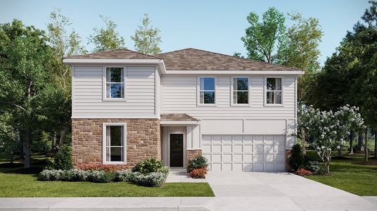 New construction Single-Family house 32720 Tyndall Rd, Wesley Chapel, FL 33545 plan Dylan - image