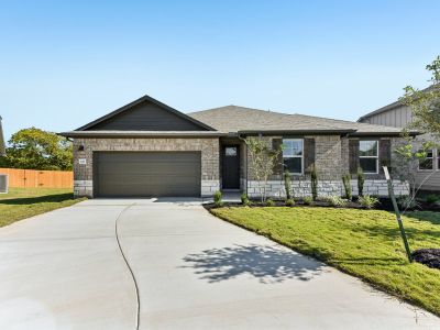New construction Single-Family house 120 Divisadero Trl, Hutto, TX 78634 plan The Heritage (510) - image