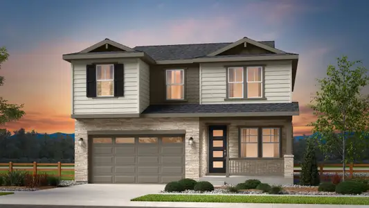 New construction Single-Family house 3320 N Denali St, Aurora, CO 80019 plan Granby - image