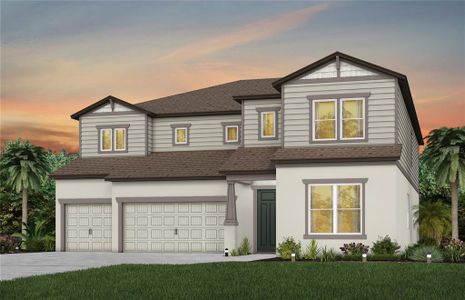 New construction Single-Family house 3658 Ivy Springs Lane, Land O' Lakes, FL 34638 Roseland- photo 0