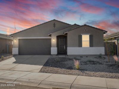 New construction Single-Family house 37457 W San Clemente St, Maricopa, AZ 85138 Sawyer- photo 1 1