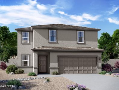 New construction Single-Family house 47687 W Mellen Lane, Maricopa, AZ 85139 Supernova- photo 0