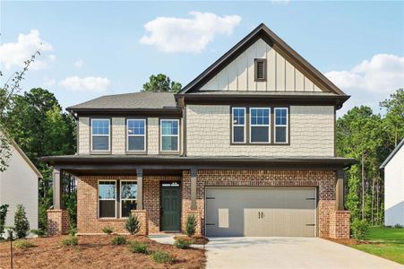 New construction Single-Family house 7265 Eton Lane, Locust Grove, GA 30248 Savoy Homeplan- photo 0