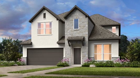 New construction Single-Family house 4920 Carsoli Ln, Unit 1431, Leander, TX 78641 plan Bordeaux - image