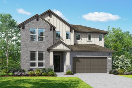 New construction Single-Family house 1406 Blue Moon Dr, Georgetown, TX 78628 plan Sheldon - image
