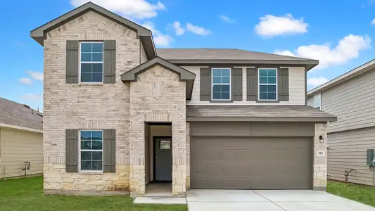 New construction Single-Family house 203 Mustang Lake Cir, Buda, TX 78610 plan The Mitchell - image