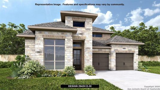 New construction Single-Family house 5736 Emmett Street, New Braunfels, TX 78130 Design 2942H- photo 0